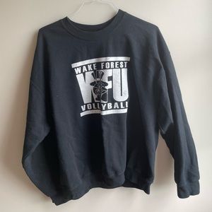 Wake forest retro crew neck